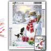 Cross Stitch Kit DIY Diamond Embroidery Christmas Tree Santa Snowman Diamond Painting Home Decor