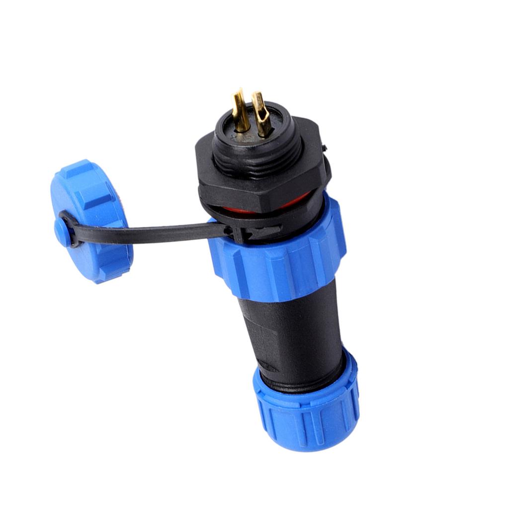 IP68 SP13 2-контактный водонепроницаемый пластиковый штекерный разъем ( 2Pin)