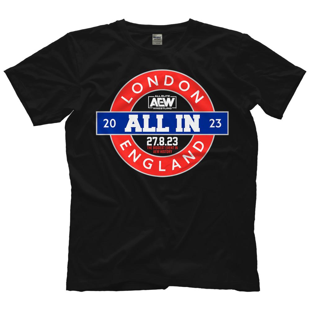 AEW ALL IN Locomotion AEW Official TShirt Unisex T-Shirt Graphic Tee