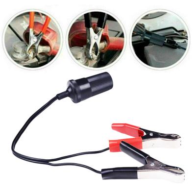 Yousheng 12V Автомобильное зарядное устройство Клемма аккумулятора Зажим Клемма Удлинитель Адаптер кабеля для прикуривателя для грузовика, прицепа, мотоцикла, уличный источник питания