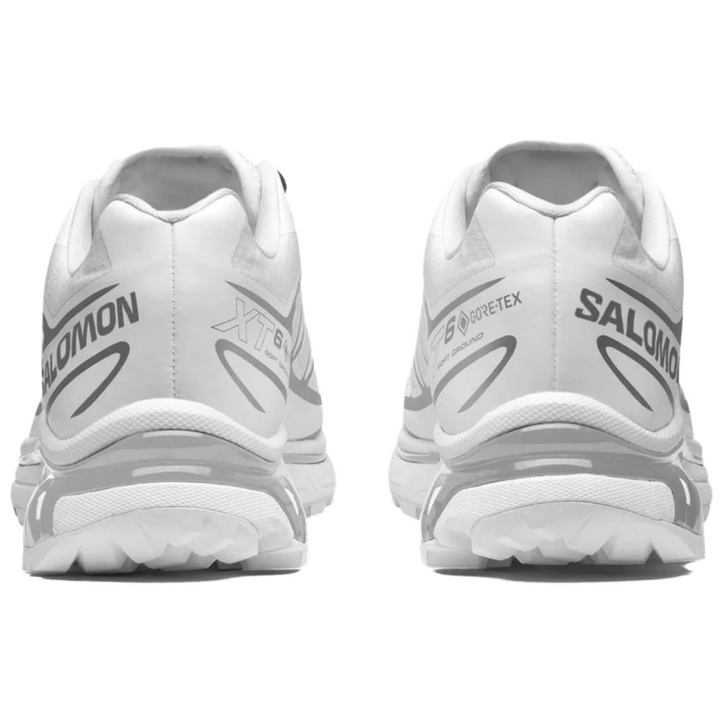 SALOMON Xt-6 Gtx Comfortable Lightweight Breathable Shock Absorbing Waterproof Low-Top Running Shoes Unisex Running Shoes White 475811