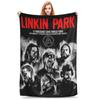Фланелевое одеяло L-Linkin Rock Park Теплое плюшевое одеяло Мягкое постельное белье для кровати Гостиной Дома Пикника Дивана