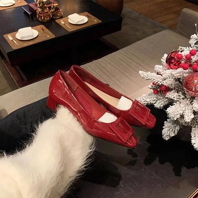 Женские туфли-лоферы на каблуке с квадратным носком, размер 34-40, модные женские туфли-лодочки, элегантная повседневная обувь на все случаи жизни