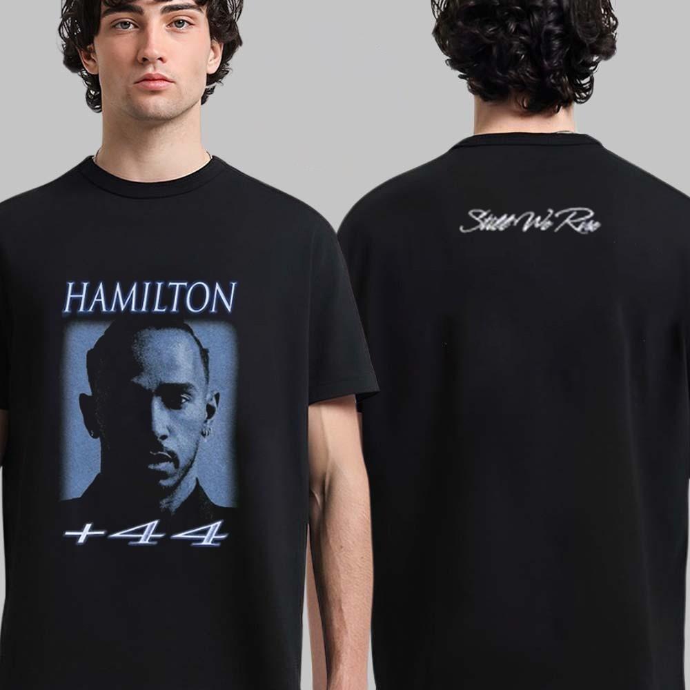 +44 Футболка с фотографией Hamilton Унисекс Мерч группы Графическая футболка Футболка для фанатов Концертная футболка