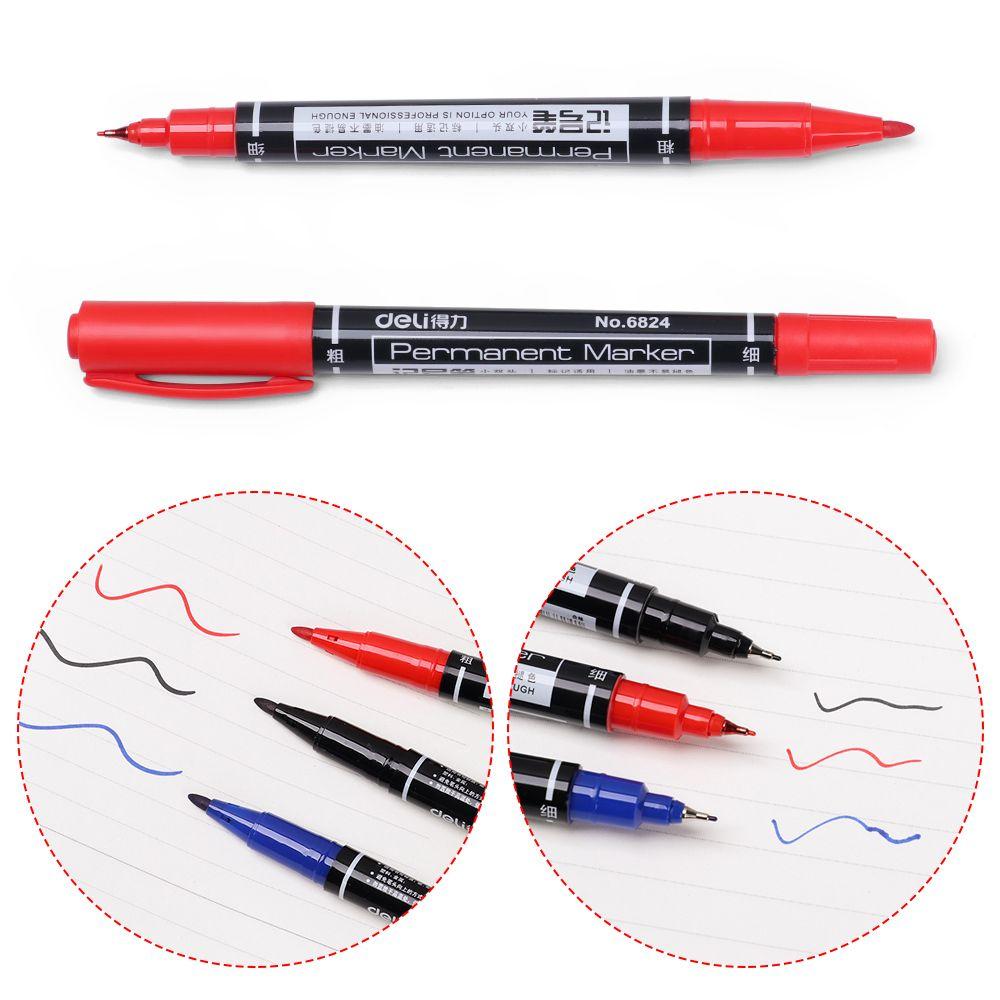 1/3 шт. Каллиграфия Перманентный Графический Рисунок Быстросохнущий Маркер Двойной Кончик Ручки Для Эскизов Тонкий Кончик