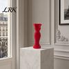 Mermaid Dress Vase Evening Vase, Elegant 3D Printed Plastic Decorative for Home Table Shelf Decor High-end Fashion