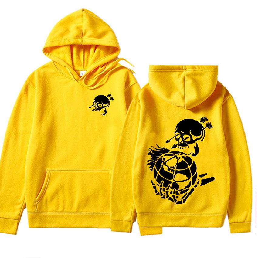 Худи Forward Observations Group Панк Скелет Худи Готическая Одежда Мужская Женская Мода Графические Свободные Толстовки с Капюшоном