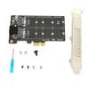 Adapter Card M.2 SATA To PCIE Dual Disk Array Card Transmission Stability Expansion Card