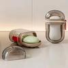 1/2PCS Portable Soapdish Sealed Storage Box Waterproof and Leak-proof Soap Storage Rack for TravelingCamping and Business Trip.
