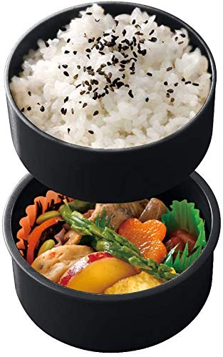 Ланч-бокс Skater Round 500 мл Bento Box с вилкой 2 уровня Сделано в Японии Jiji Delivery Service Ghibli Kiki's ONWR1-A