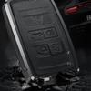 Aluminum Alloy Leather Car Key Case Cover for Land Rover Defender Discovery Sport Range Rover Sport Velar Evoque Jaguar XE XF