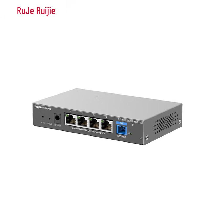 Ruijie RG-NBF2100S-4GT1SC Layer 2 Managed Access Switch ONU