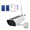 Solar Security Camera 1080P 2MP Night Vision PIR Motion Detection 2 Way Audio IP67 Waterproof
