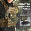 Foldable Hunting Vest Phone Holder Plate Carrier Mobile Phone Mount Universal Chest Navigation Board Cell Phone Holder Outdoor Vest Attachment