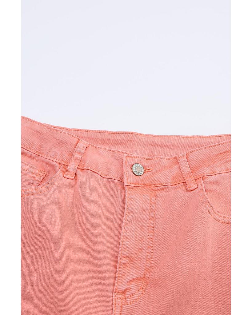 Azura Exchange Ripped Straight Leg Pocket Jeans