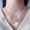 Book Pendant Necklace Women's Sweater Chain Necklace Opening And Closing Book Dangle Jewelry Accessory for Dating Daily Wear Banquet