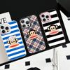 Знаменитый Роскошный Чехол Для Телефона P-Paul F-Frank Для IPhone 17 16 15 14 11 12 13 Pro Max Plus Pro Цветной Серебристый Чехол