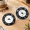 Unbleached Wood Pulp Coffee Filter Bags, Disc-Style Hanging Form with Suspended Chamber for Manual Cup Steeping