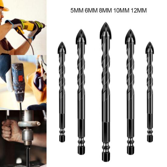 Легированная сталь с шестигранным хвостовиком, стекло, керамика, мрамор, сверло, деревообрабатывающий инструмент