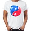 New Men's Short Sleeve T-shirt Sonic Knuckles Yin Yang Great Art Print T-shirt Loose T-shirt Top Harajuku Streetwear