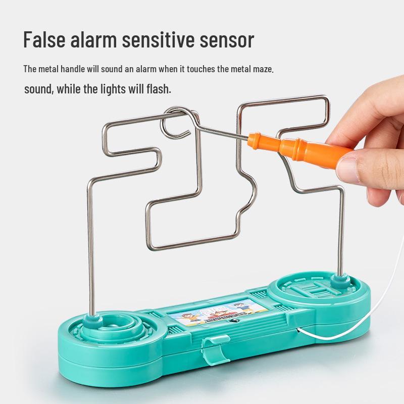 Детский электрический лабиринт из проволоки - Игра для раннего развития и тренировки концентрации