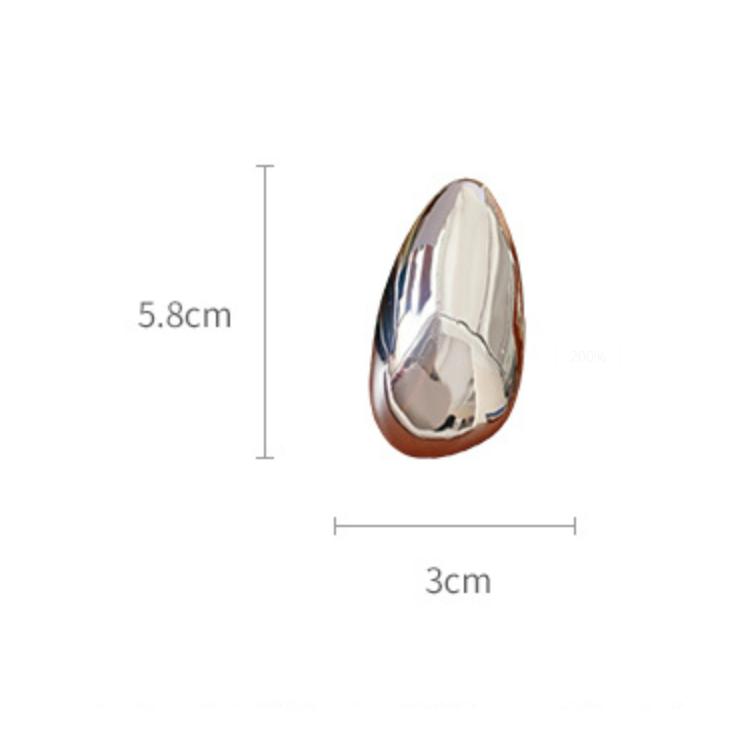 Геометрические Металлические Глянцевые Броши-Яичная скорлупа для Женщин Уникальные Изысканные Булавка-Корсаж для Костюма Вечерние Украшения Модный Аксессуар