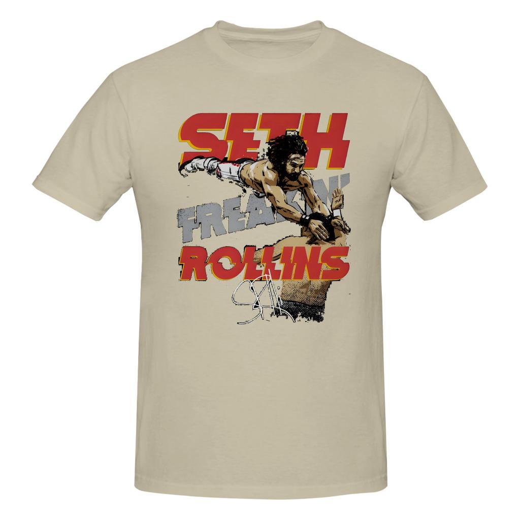 Piece KO MoUnisext Novelty Cotton TShirt Seth Rollins Tops Tees For Unisex