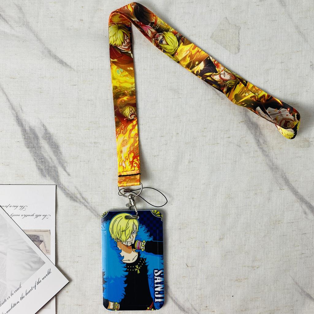Аниме Мультяшный Держатель для Пропусков Брелоки Шейный Ремешок Для Карты-Пропуска Аниме Держатель для Кредитных Карт Брелоки-Ремешки