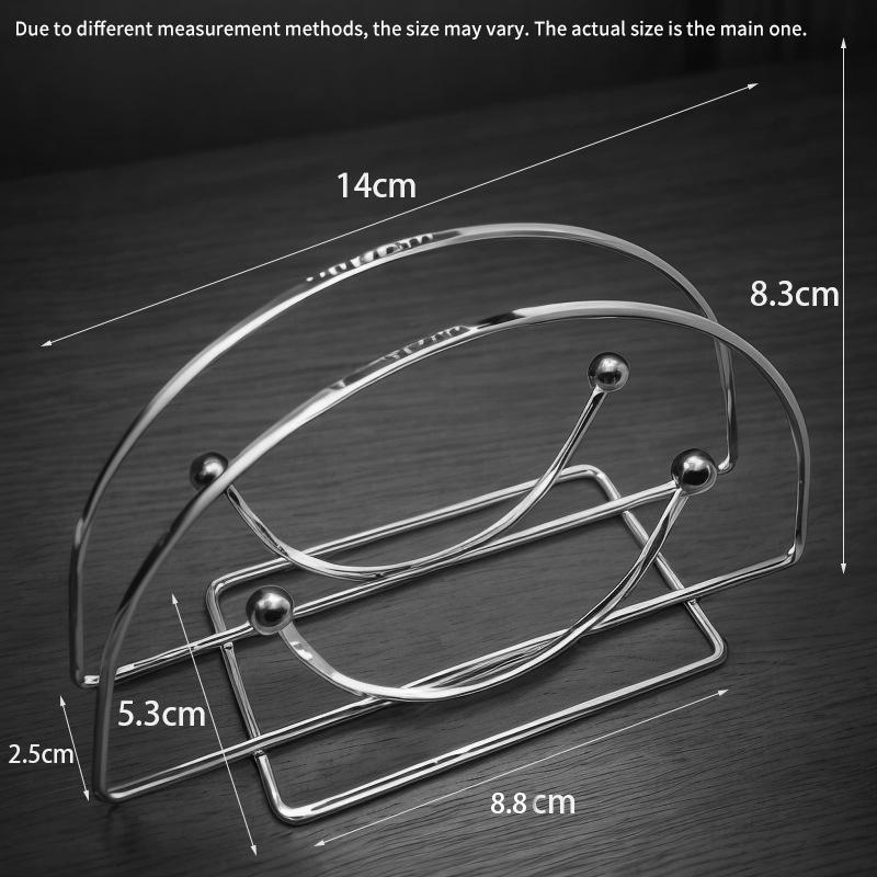 Держатель для салфеток из нержавеющей стали, держатель для салфеток, коробка, держатель для салфеток, органайзер, диспенсер для салфеток, чехол для хранения, декор стола