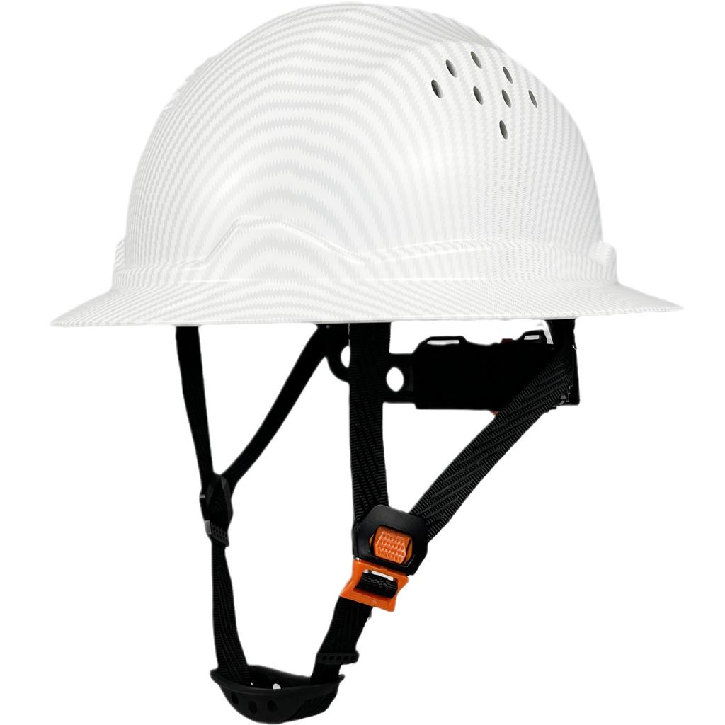 New Type Full Brim Hard Hat For Engineer Industrial Construction Safety Helmet Hard Hat Suspension HDPE 6 Point Adjustable