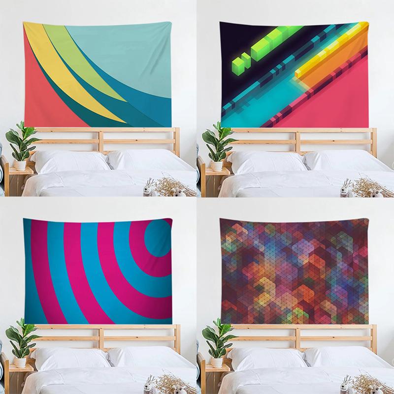 Colorful Simple Tapestry Office Living Room Decoration Home Wall Tapestry