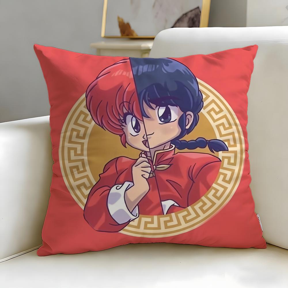 Классический аниме Ranma Наволочка Мягкая Легко стираемая Чехол для подушки Универсальный для Дивана Кровати Путешествий и Офиса