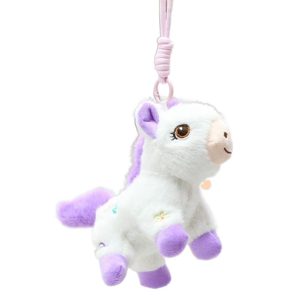 Плюшевая брелок-брелок с пони в винтажном стиле из ПП-хлопка, брелок-брелок с китайской лошадью, подарок на Китайский Новый год