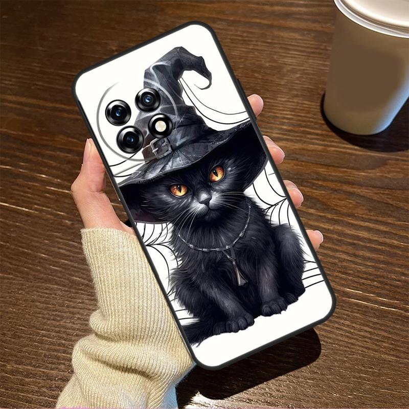 Чехол Witch Black Cat для OnePlus Nord CE 3 Lite 2 2T N10 N20 N30 N100 N200 8T 9R 10R 10T 9 10 Pro 11