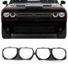 A03Z-1Pair Front Headlight Bezel Trim Frame Lamp Cover 68259052AB 68259053AB For Dodge Challenger 15-21 CH2510101 CH2511101