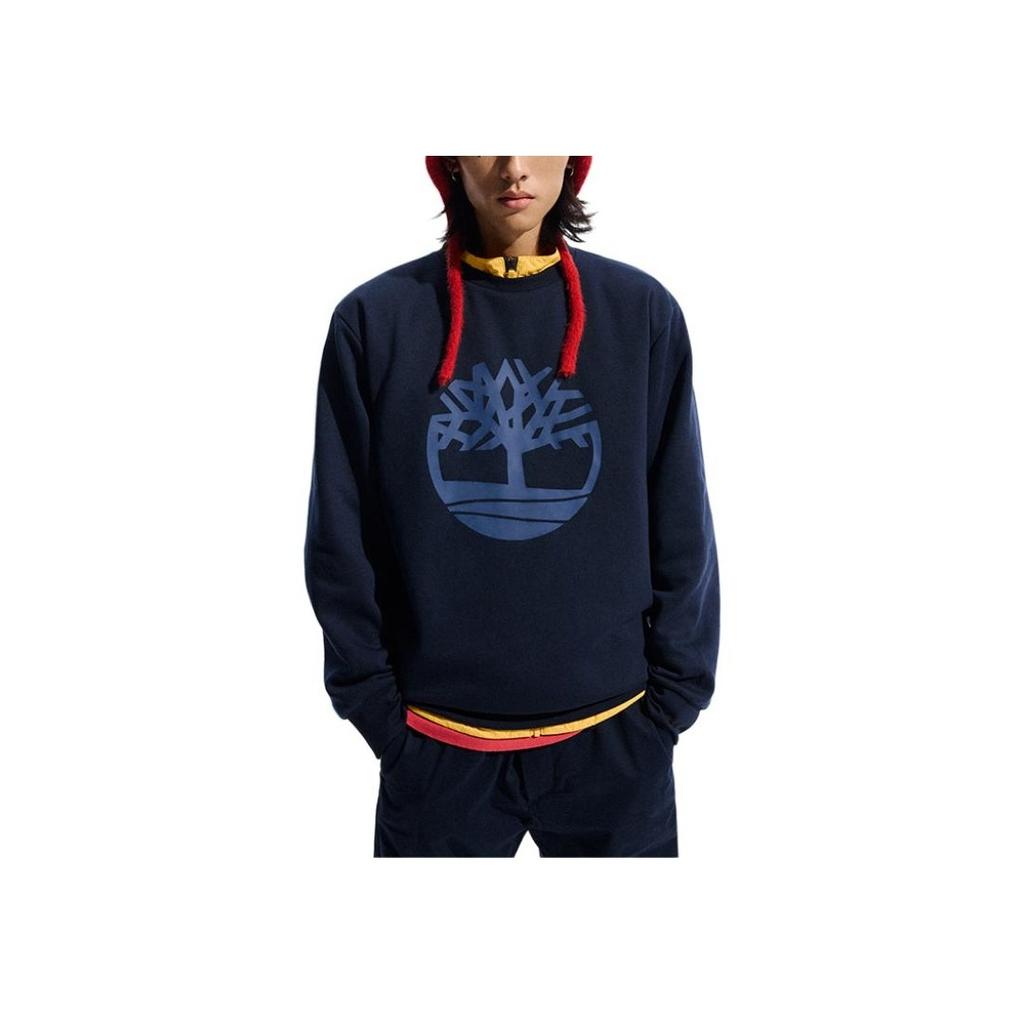 Timberland Outdoor Casual Fleece Lined Sweatshirt Men Tops Deep-Sapphire-Blue A43Y5433