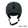 SWANS P2 MBKP Adult Matte Size L Hybrid Lightweight HSF-231 Ski/Snowboard Helmet, Black, (58cm-62cm), Men's/Women's, Construction,