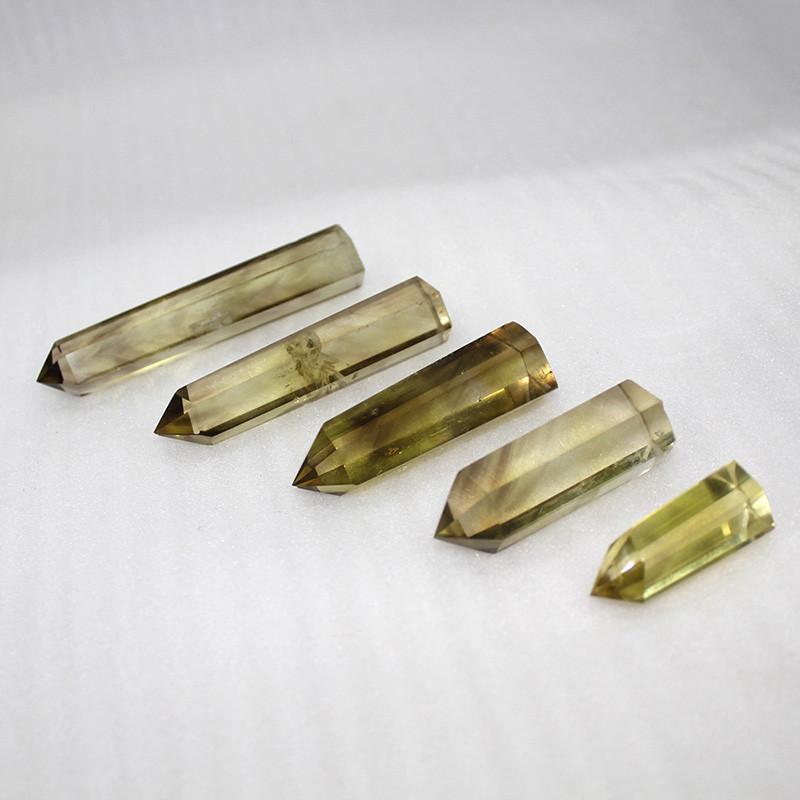 Потрясающий натуральный дымчатый цитрин кварц обелиск кристалл жезл для исцеления и домашнего декора