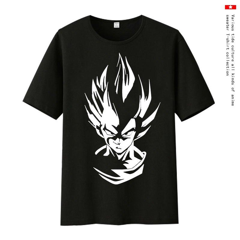 Dragon Ball Super Son Goku Saiyan Anime Cartoon T-Shirt Summer Crew Neck Short Sleeve Tops for Unisex