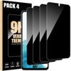 Tempered Glass Screen Protector - BOOLING - Compatible Samsung Galaxy A07 - Anti-Spy - 9H Resistant - 4 Pieces