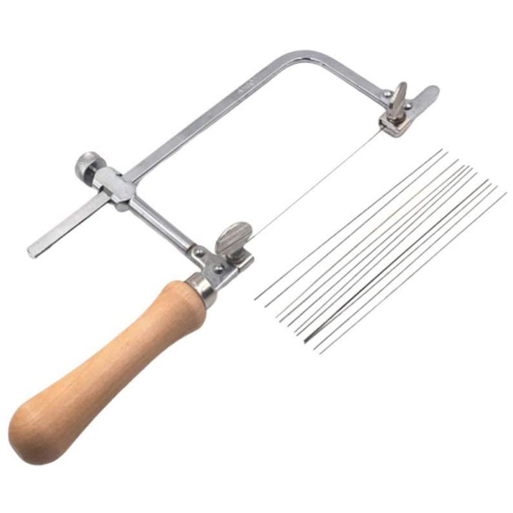 Эффективная резка U-образной пилы-лука для проектов «сделай сам» Регулируемая рукоятка пилы «сделай сам» U-образная стальная пила-лука