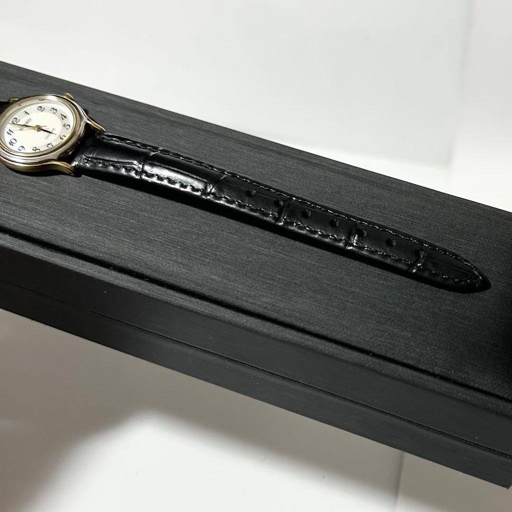 [Б/У] Наручные часы SEIKO QZ Exceline с белым циферблатом, работоспособность подтверждена