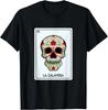 Лотерейный подарок La Calavera Карта Череп Мексиканский лотерейный подарок Унисекс футболка