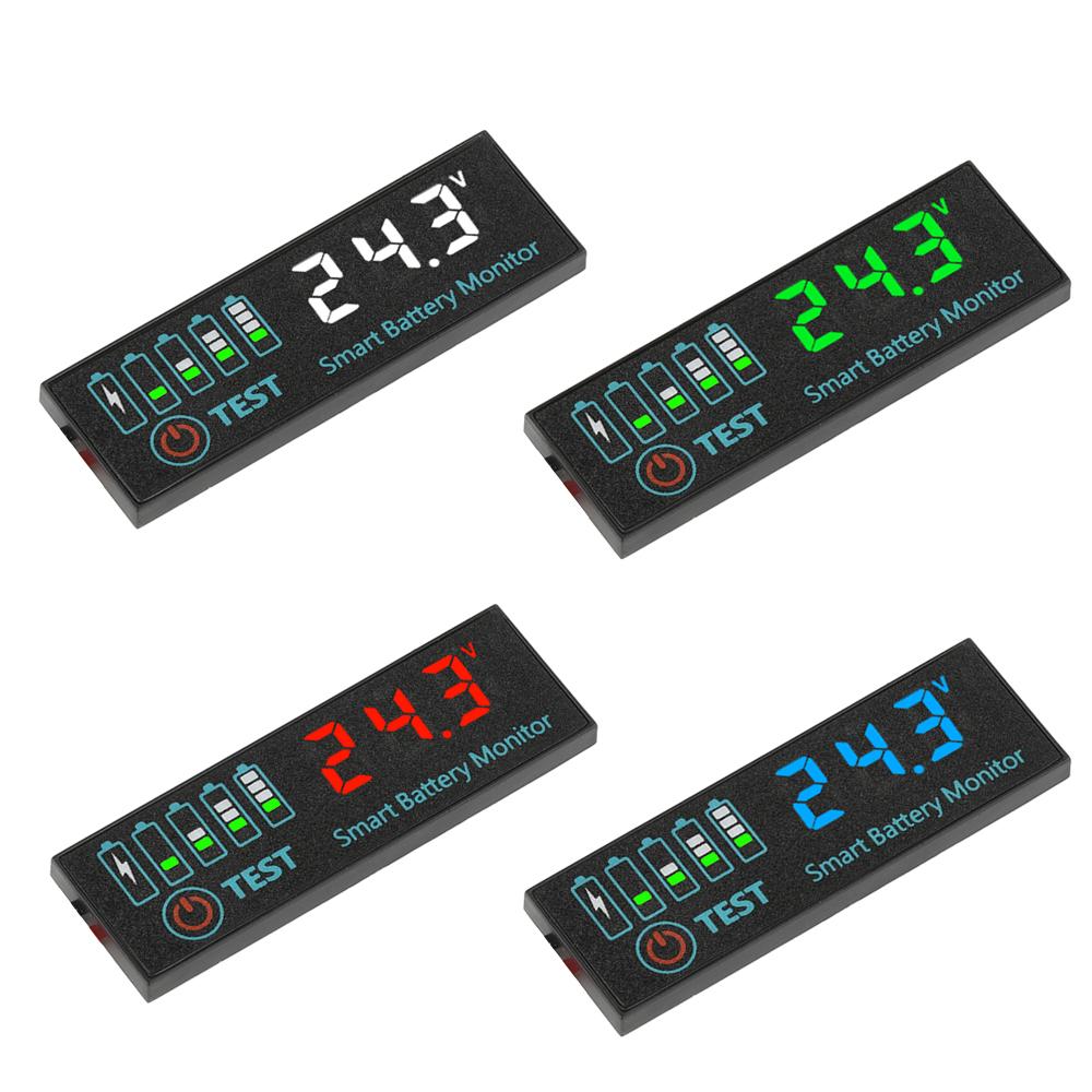 LED Battery Voltage Level Indicator Tester Charge Acid/Lithium 18650 Battery Charge Indicator Board DC 7-55V/DC 7-40V