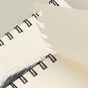 100 Sheets Spiral Bound Artist Sketchbook Perforated Pages Sketching Notebook  Crayon Drawing