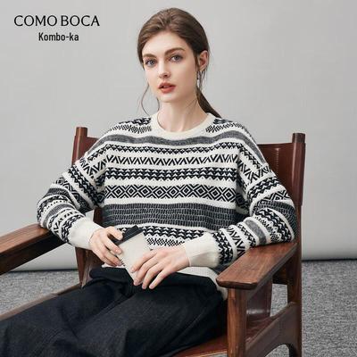 Женский джемпер Commond Boca в стиле Fair Isle из кашемира