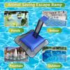 Animal Saving Escape Ramp for Pool And Spa Floating Frog Saver Summer Small Animal Rescue Critter Ramp for Toads Lizards Ducks Snakes Chipmunk Mice