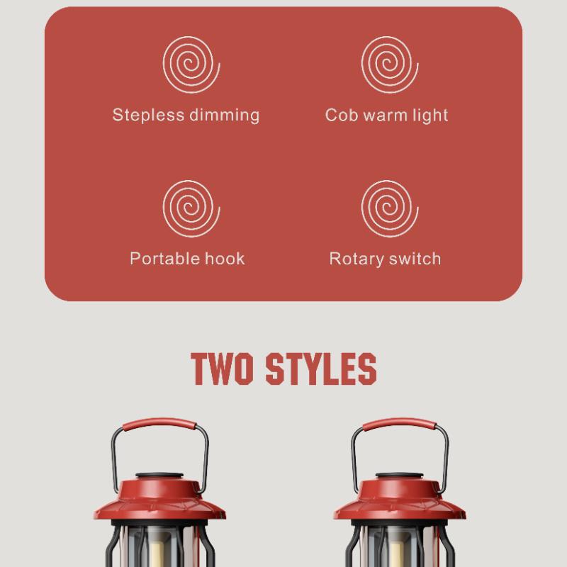 Новый кемпинговый фонарь, уличный кемпинговый фонарь, фонарь для палатки, портативный фонарь-лошадка, ретро перезаряжаемый кемпинговый фонарь