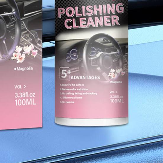 Защитный спрей для салона автомобиля, пятновыводитель с губкой, безопасный ингредиент, легкое применение, полирующий очиститель, набор спреев-восков