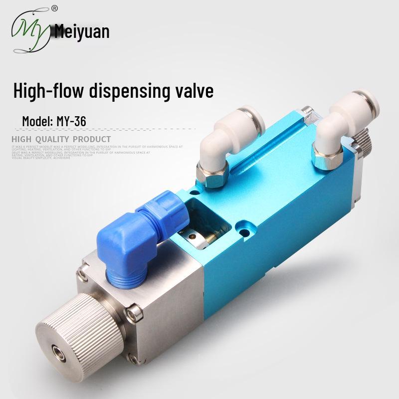 my36 Precision High Flow Double Acting Dispensing Valve - Stainless Steel & Aluminum Alloy